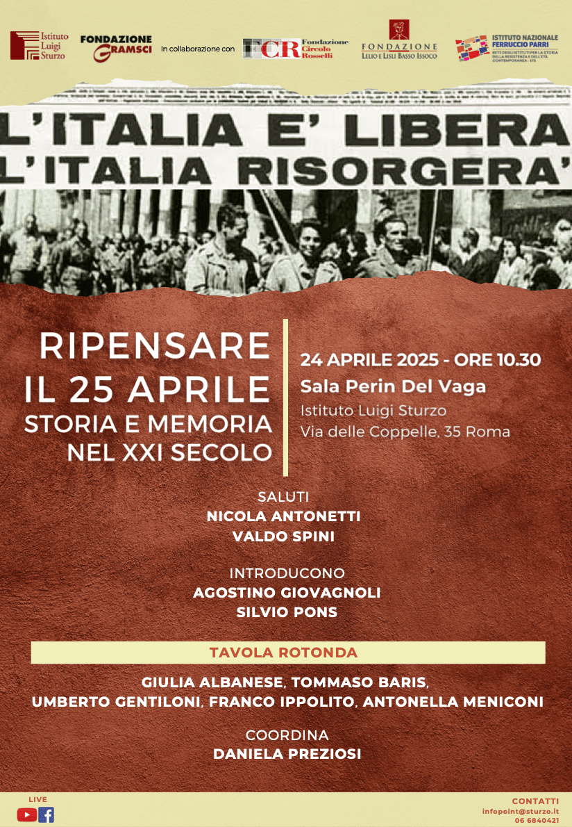 Ripensare il 25 Aprile. Storia e memoria nel XXI secolo
